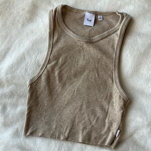 COPY - TNA homestretch cropped tank XS